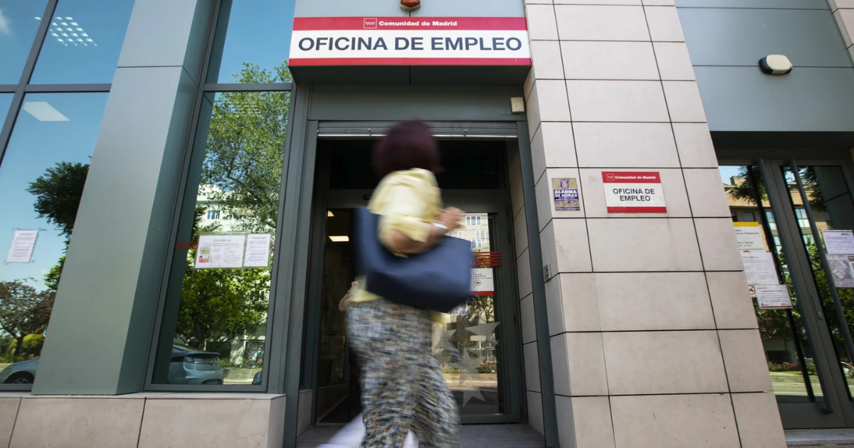 Oficina de empleo en una imagen de recurso