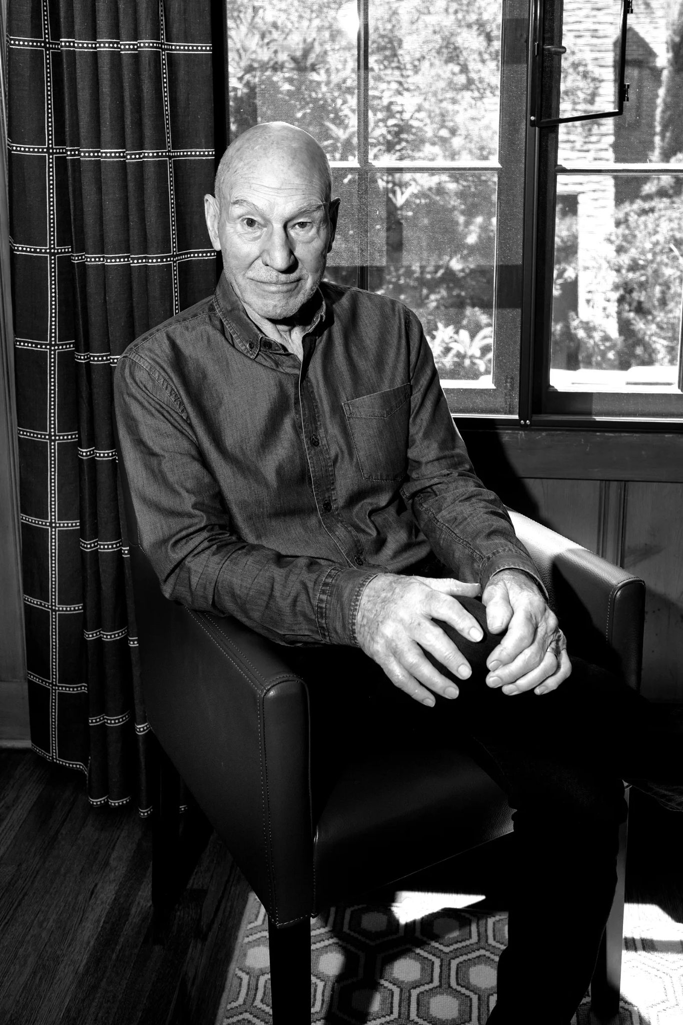 Patrick Stewart en una fotografía de archivo