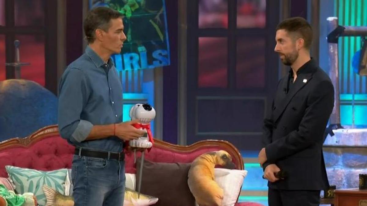 Pedro Sánchez y David Broncano en La Revuelta